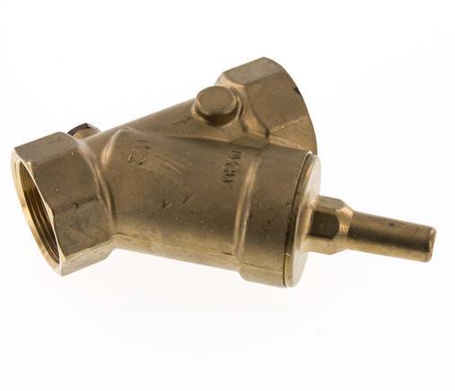 Rp 1-1/2'' Brass Y Check Valve Drinking Water 10 bar (145 psi) EPDM