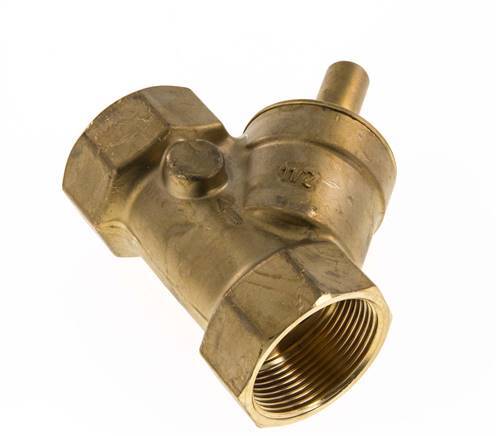 Rp 1-1/2'' Brass Y Check Valve 10 bar (145 psi) NBR