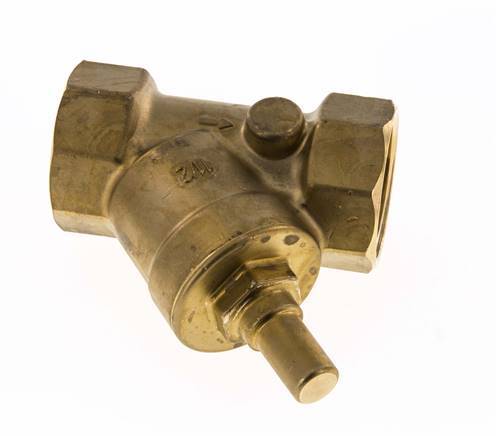 Rp 1-1/2'' Brass Y Check Valve 10 bar (145 psi) NBR