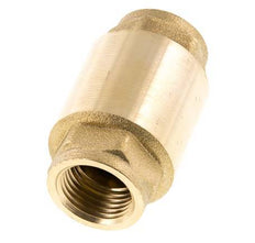 G 1/2'' Brass Check Valve For Vacuum -0.95..25 bar (-13.7..362.5 psi)