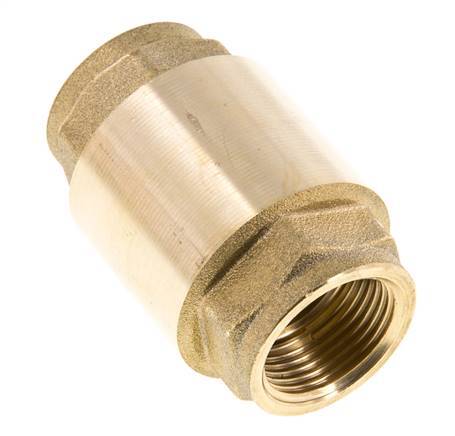 G 3/4'' Brass Check Valve For Vacuum -0.95..25 bar (-13.7..362.5 psi)