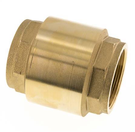 G 2'' Brass Check Valve For Vacuum -0.95..18 bar (-13.7..261 psi)