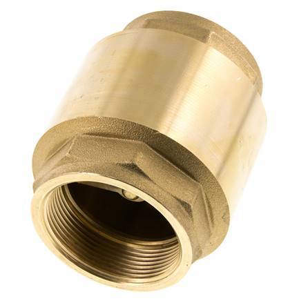 G 2'' Brass Check Valve For Vacuum -0.95..18 bar (-13.7..261 psi)