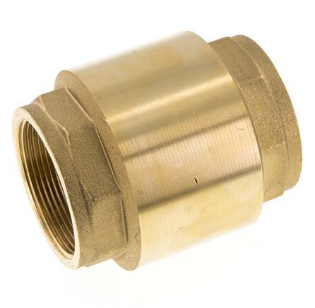 G 2'' Brass Check Valve For Vacuum -0.95..18 bar (-13.7..261 psi)