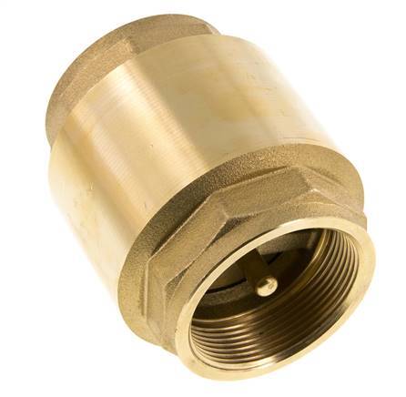 G 2'' Brass Check Valve For Vacuum -0.95..18 bar (-13.7..261 psi)