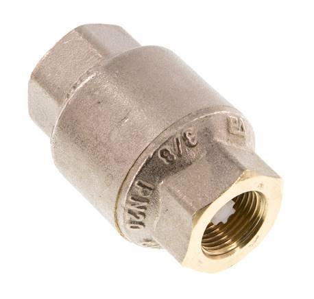 G 3/8'' Nickel-Plated Brass Check Valve 20 bar (290 psi) NBR