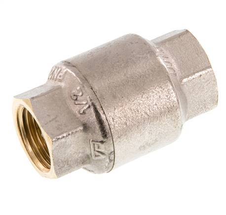 G 1/2'' Nickel-Plated Brass Check Valve 20 bar (290 psi) NBR