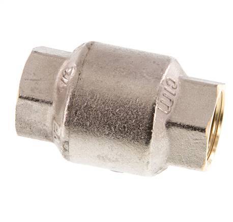 G 1/2'' Nickel-Plated Brass Check Valve 20 bar (290 psi) NBR