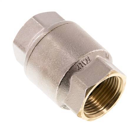 G 1'' Nickel-Plated Brass Check Valve 20 bar (290 psi) NBR