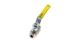 Rp 1/4 inch 2-Way Oxygen Brass Ball Valve PN 63