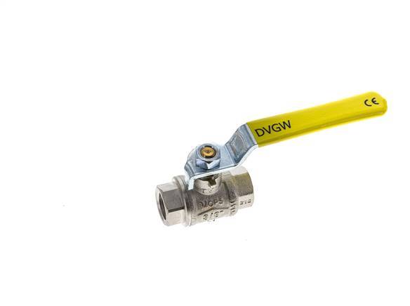 Rp 3/8 inch 2-Way Oxygen Brass Ball Valve PN 63