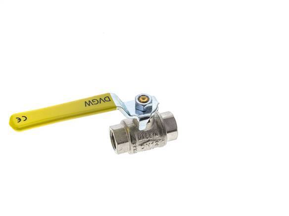 Rp 3/8 inch 2-Way Oxygen Brass Ball Valve PN 63