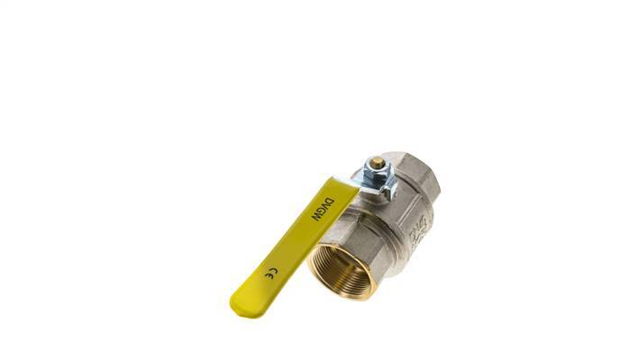 Rp 2 inch 2-Way Oxygen Brass Ball Valve PN 20