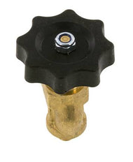 G 1/8'' Brass Right Angle Ball Valve 40 bar with Handwheel