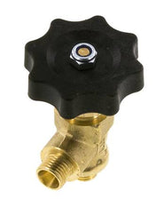 G 1/4'' Brass Right Angle Ball Valve 40 bar with Handwheel