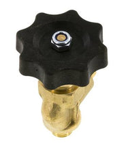 G 1/4'' Brass Right Angle Ball Valve 40 bar with Handwheel