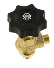 G 1/4'' Brass Right Angle Ball Valve 40 bar with Handwheel