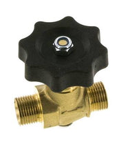G 3/8'' Male Threaded Brass Ball Valve 40 bar with Handwheel