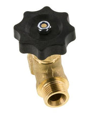 G 1/2'' Male Threaded Brass Ball Valve 40 bar with Handwheel