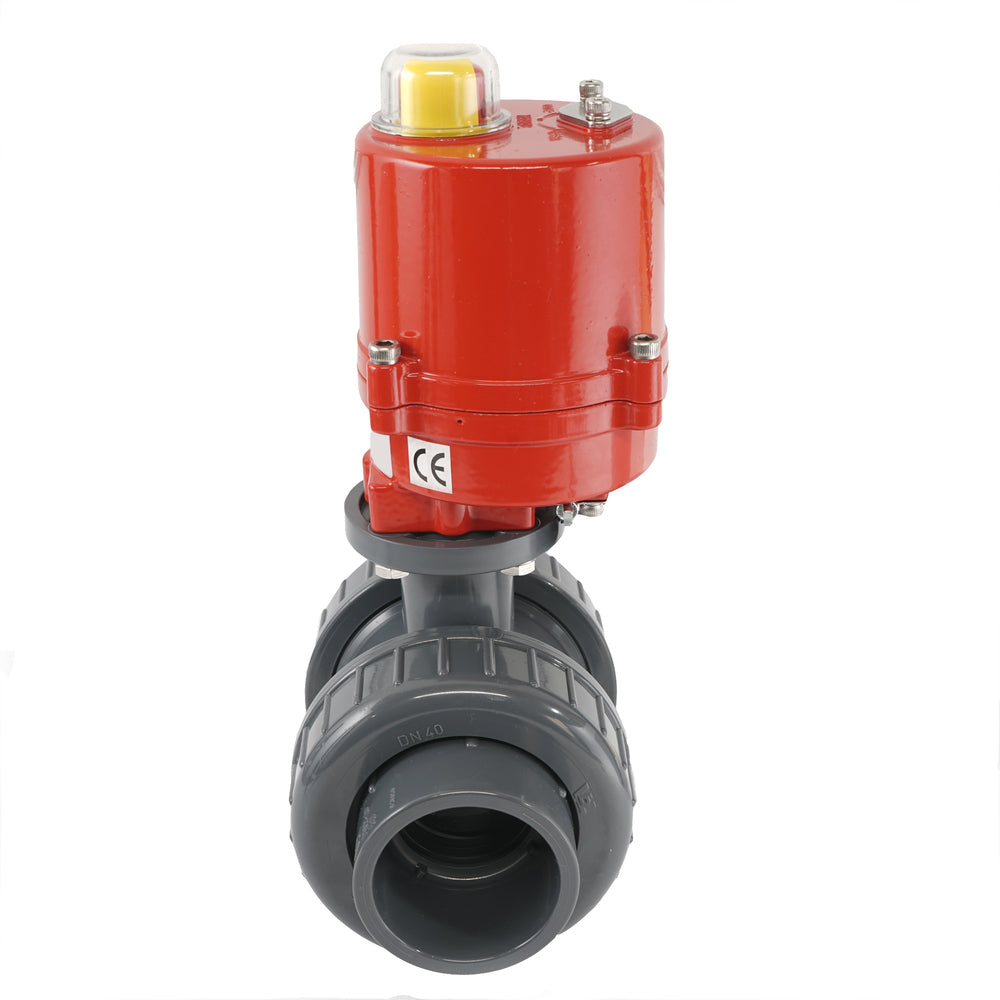 50mm 12V AC VDL 2-way PVC Electrical ball valve