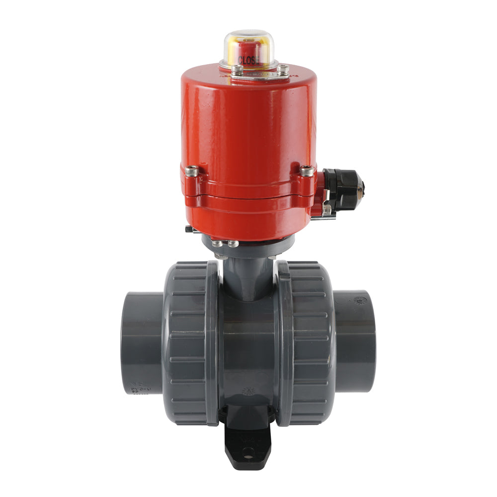63mm 12V DC VDL 2-way PVC Electrical ball valve