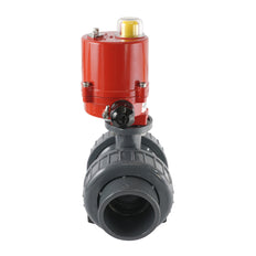 63mm 12V AC VDL 2-way PVC Electrical ball valve